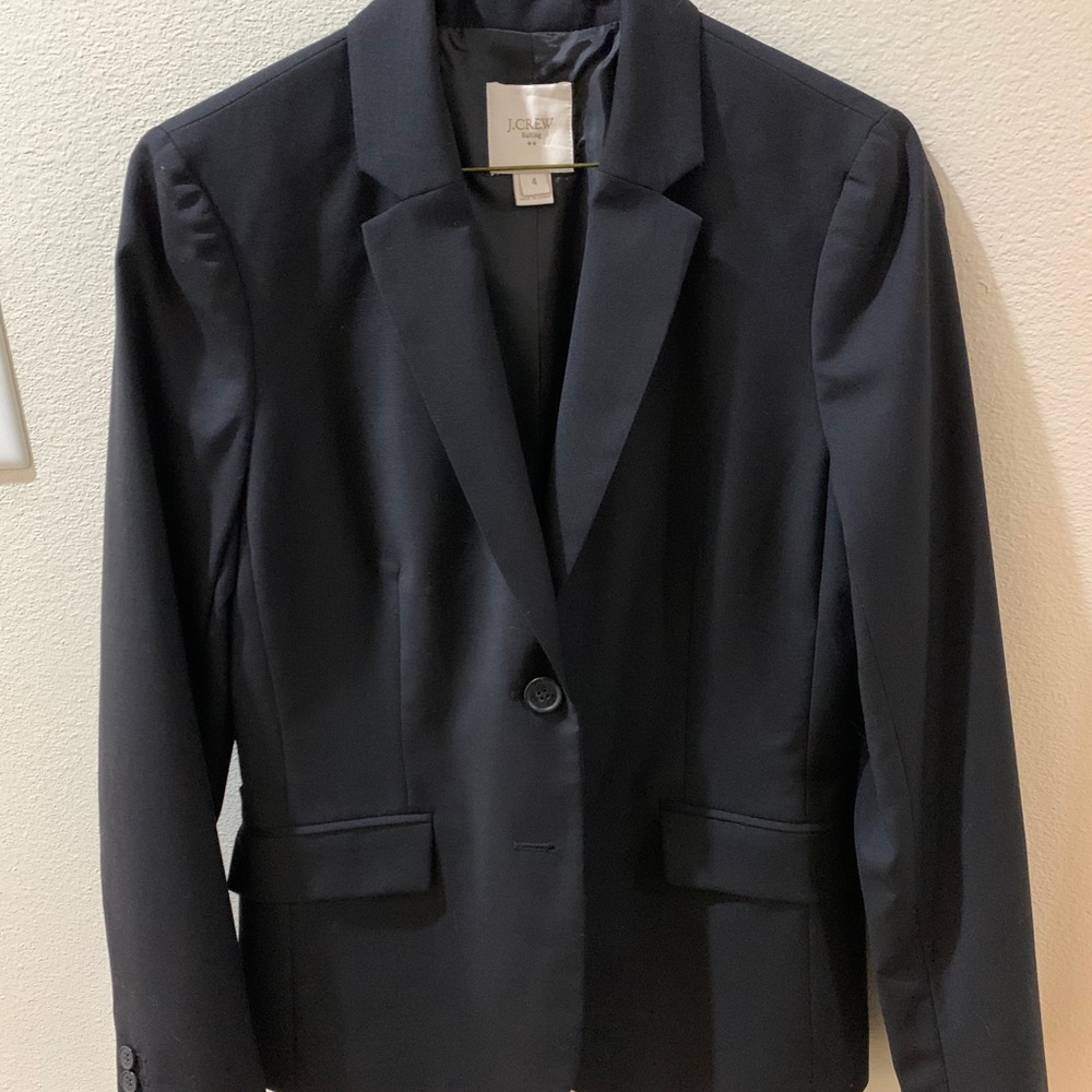 J Crew | Black Wool Blazer